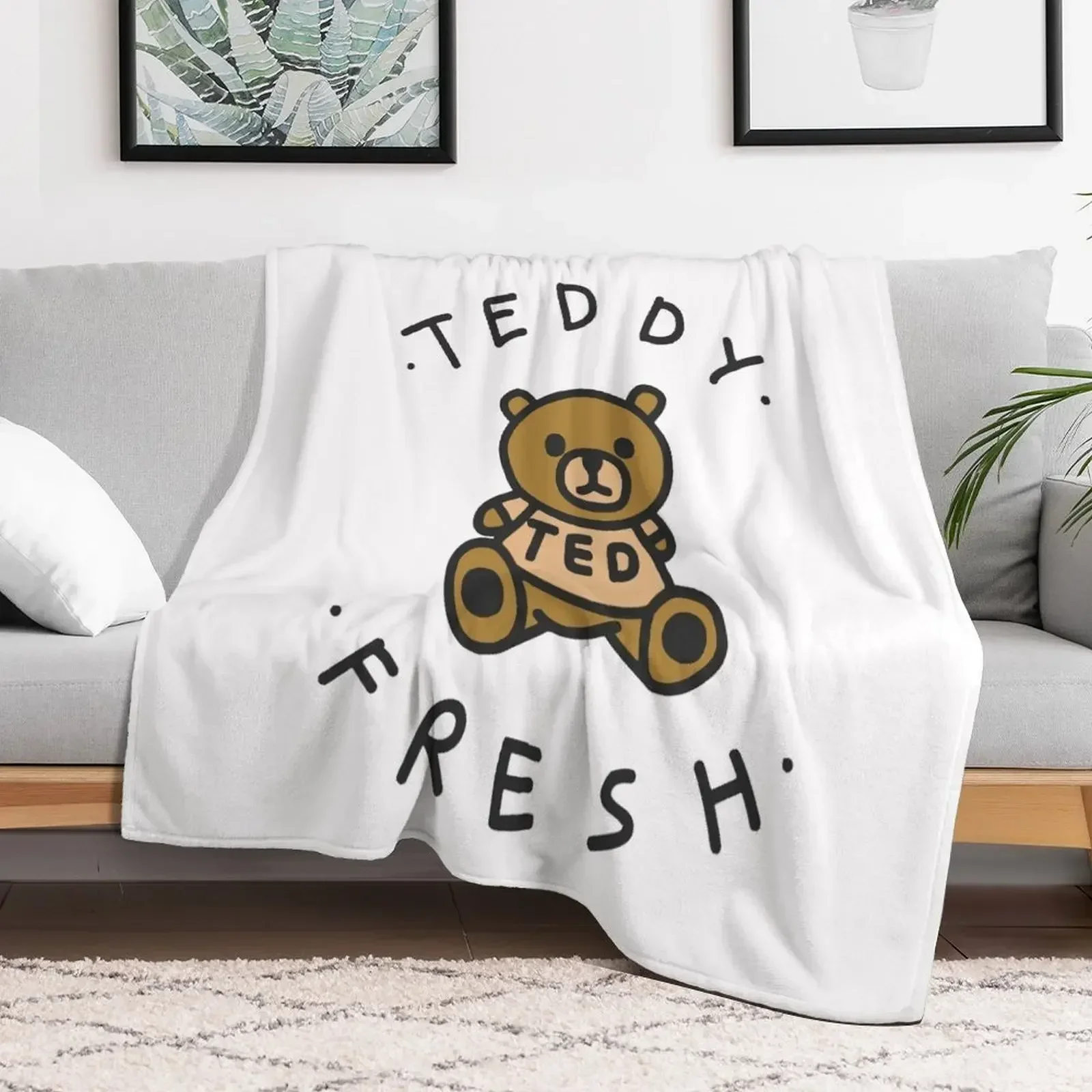 teddy fresh MERCH Throw Blanket Summer wednesday Blankets