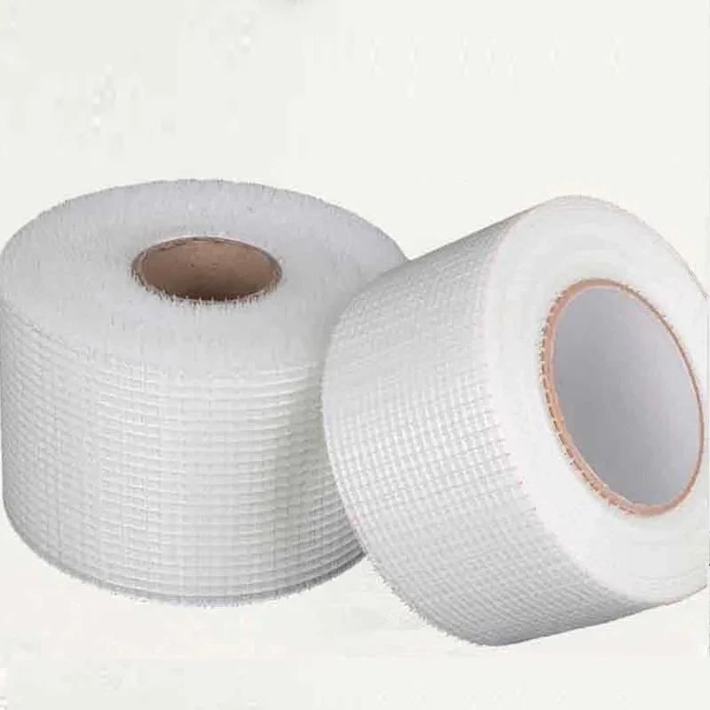 Glass Fiber Mesh Grid Single-Sided Joint Tape Self-Adhesive DIY Repair Patch Wall Decorative Anti-cracking Grid Seam Belt