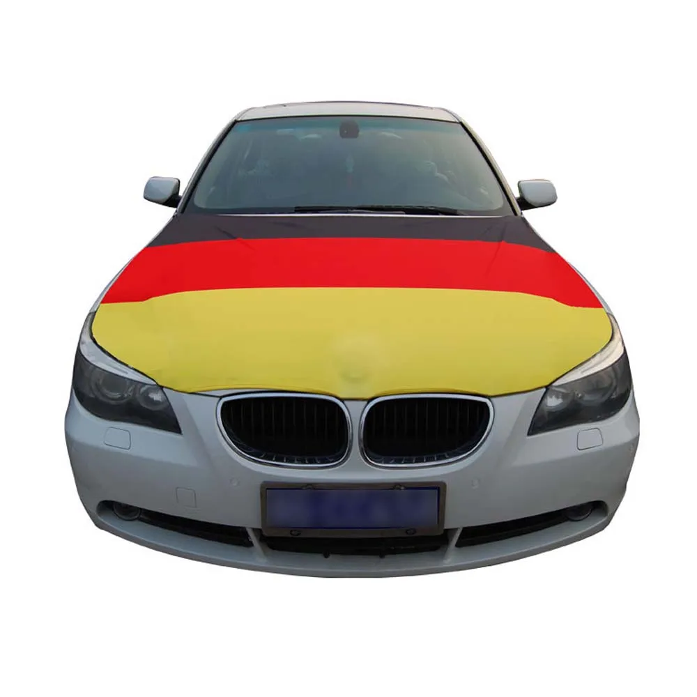 Imagem -03 - Capa do Carro da Bandeira da Albânia 3.3x 5ft 5x7ft 100 Poliéster Tecidos Elásticos do Motor Podem Ser Lavados Bandeiras da Bandeira do Capô do Carro