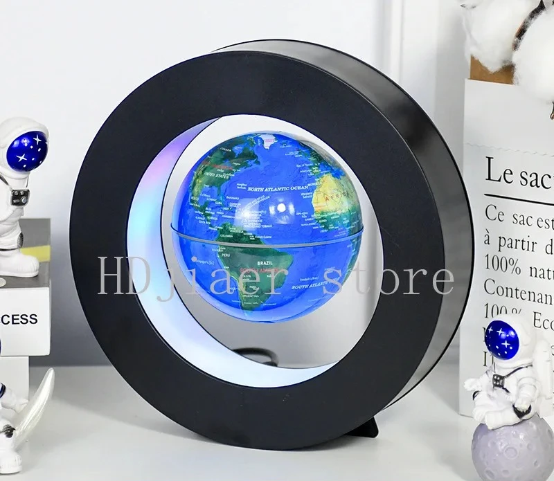 

Illuminated Magnetic Levitation Globe - Home/Office Decoration Ornament, Creative Light-Up Globe Gadget