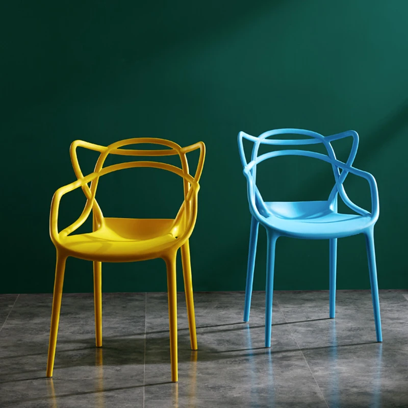 

Salon Dresser Bedroom Dining Chair Nordic Design Unique Plastic Office Dining Chair Ergonomic Outdoor Stuhl Home Furnitures