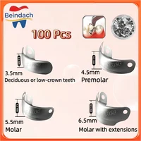 100 Piezas de Bandas de Matriz Dental, Sistema de Matriz Seccional Dental, Matrices, Banda de Matriz Dental, Reemplazo de Dientes, Productos Dentales