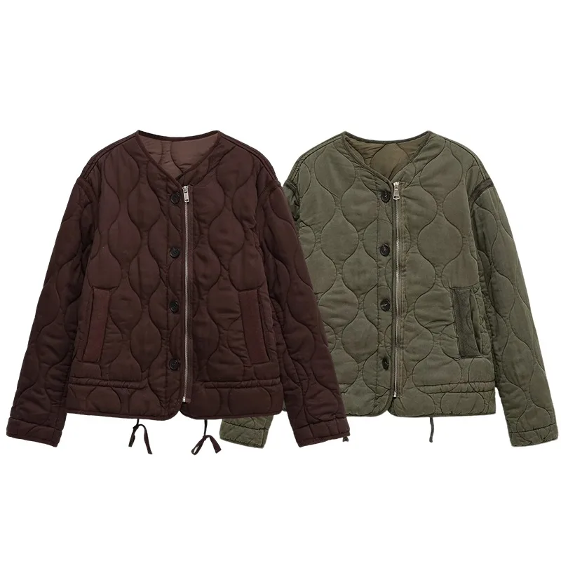 

Парки, женские парки, пальто, женская верхняя одежда, зимнее уличное пальто, женская демисезонная стеганая хлопковая толстовка 2025