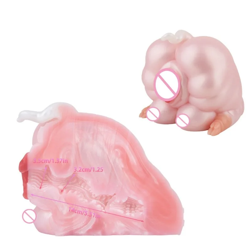 الحيوانات الغريبة سيليكون مقلوب ذكر طائرة كأس القضيب لعبة تدريب الحيوان الغريبة الورك مقلوب الاستمناء اسم جهاز ألعاب جنسية #6