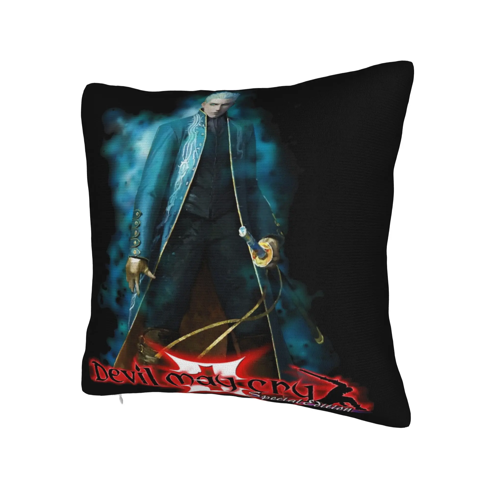 Devils May-Cry 3 Pillow Cover Stuff Printed Cushion Cover Decorative  Pillow Case Cover Home Multi-Size