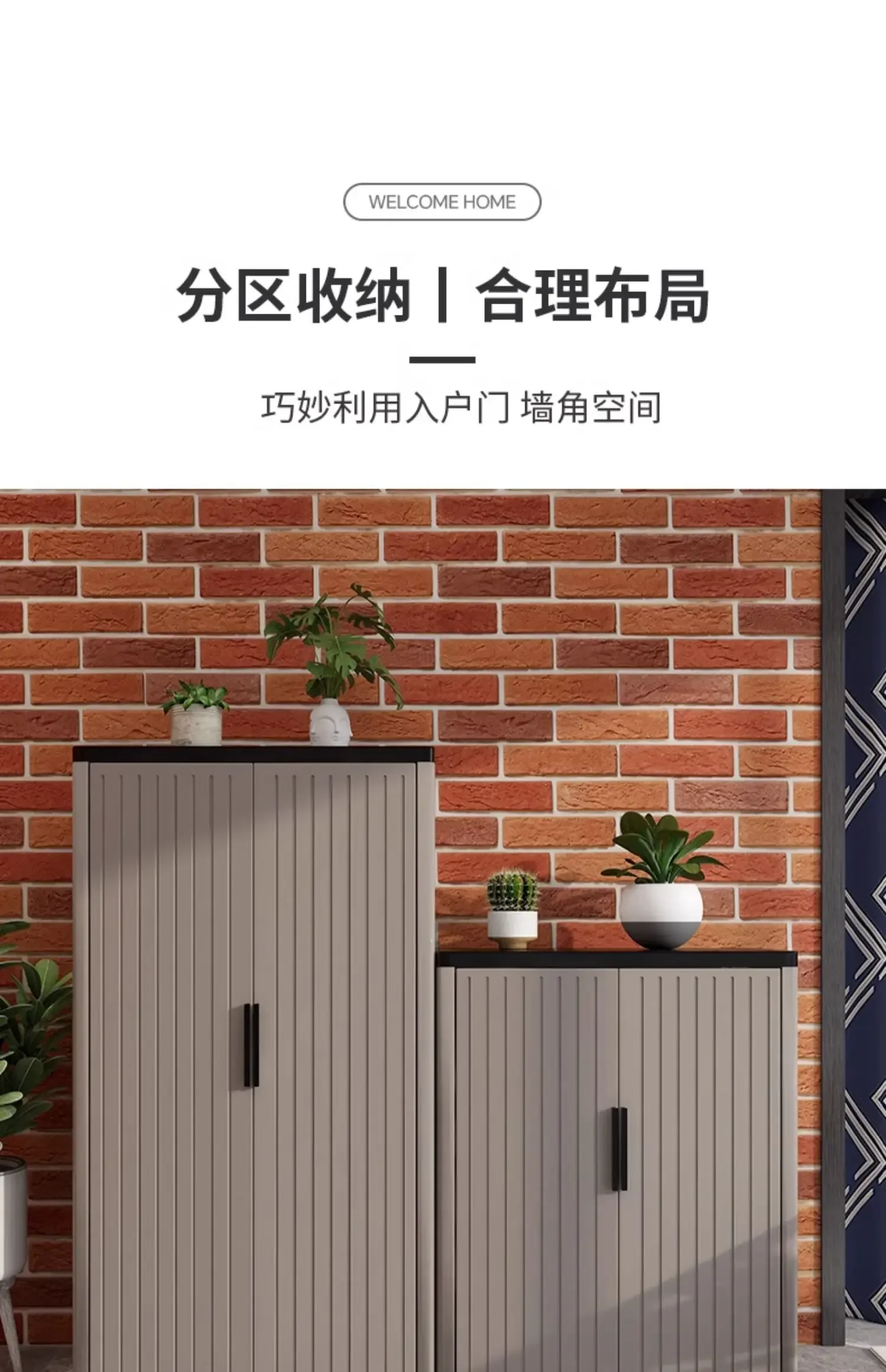 Cabinet Steel Minimalist Modern Shoe Paint Waterproof Sunscreen Shoe Cabinet Capacity Storage Locker Vitrina Trendy Furniture