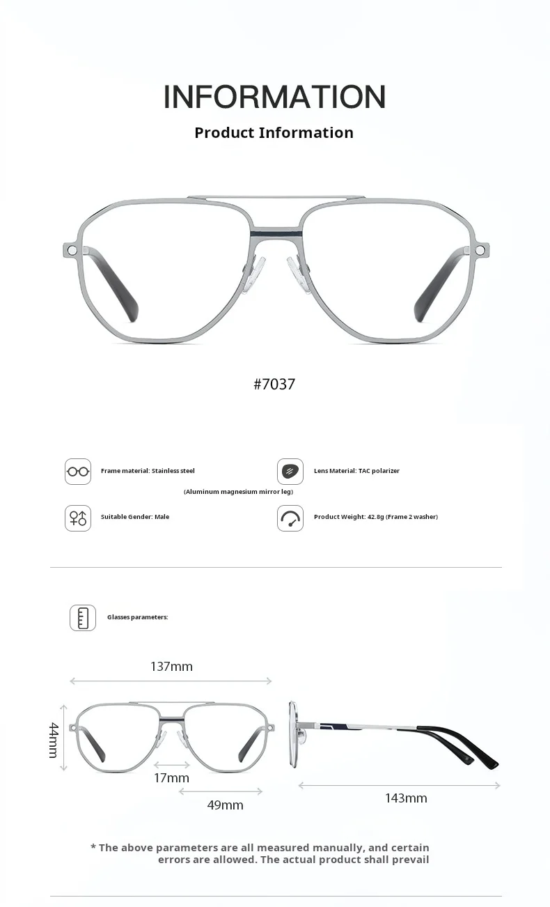 OLLYMURS موضة الطيار الاستقطاب مشبك مغناطيسي على النظارات الرجال المضادة للأشعة فوق البنفسجية الصغيرة النظارات الطبية البصرية الإطار النساء 7037