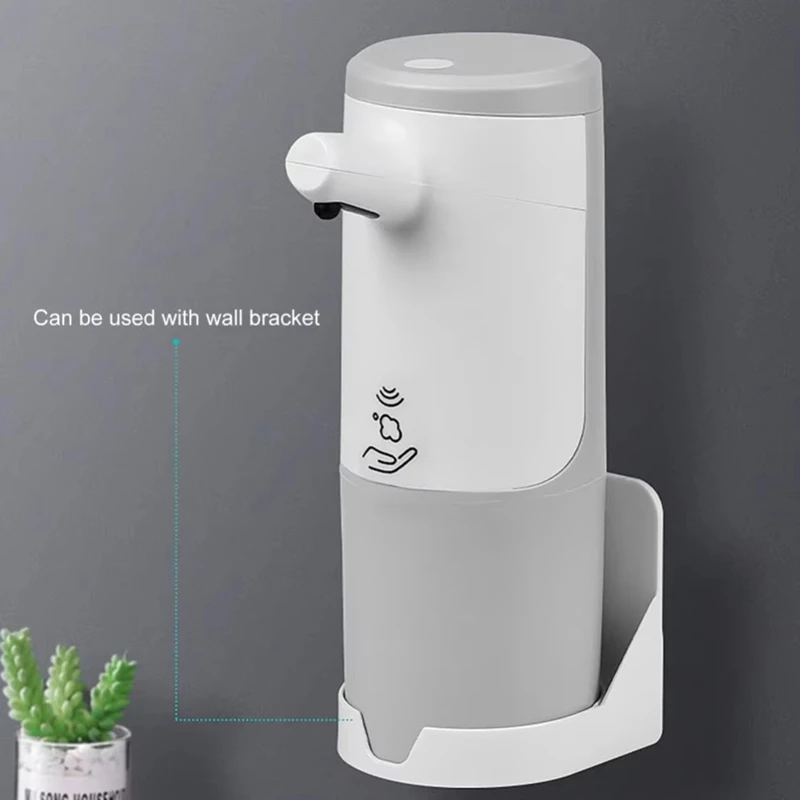 2025 Nuevo dispensador automático de jabón espumoso, sin contacto con sensor infrarrojo, resistente al agua, ideal para baño y cocina