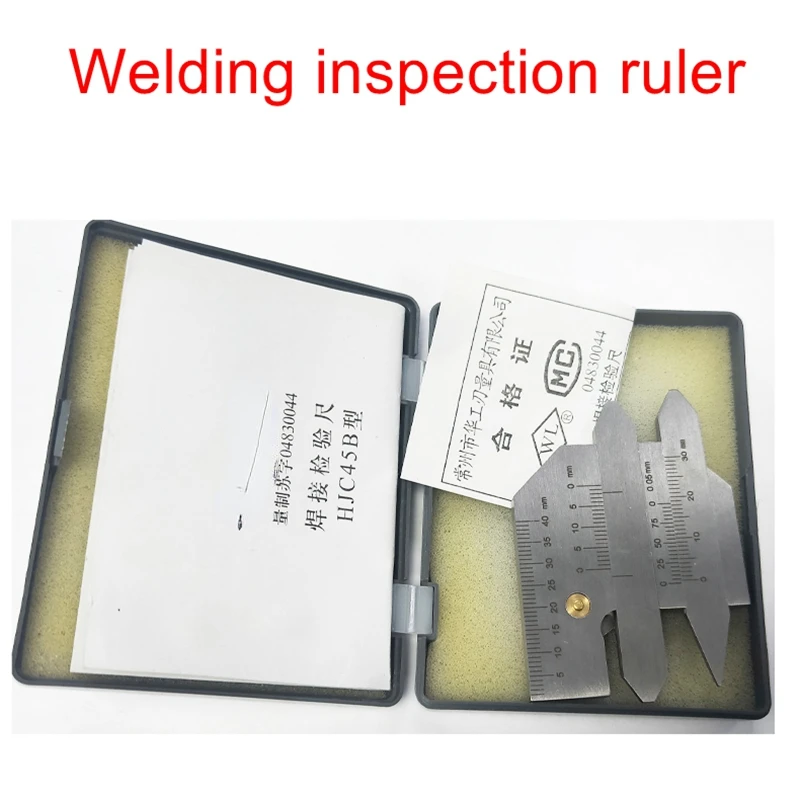 Weld Inspection Ruler Welding Inspection Welding Foot Welding Seam Ruler Groove Angle Measuring Ruler Depth