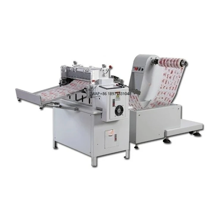 Post Press Usage Printed Paper Laminating Screen Protector Film Roll to Sheet Cutting Machine