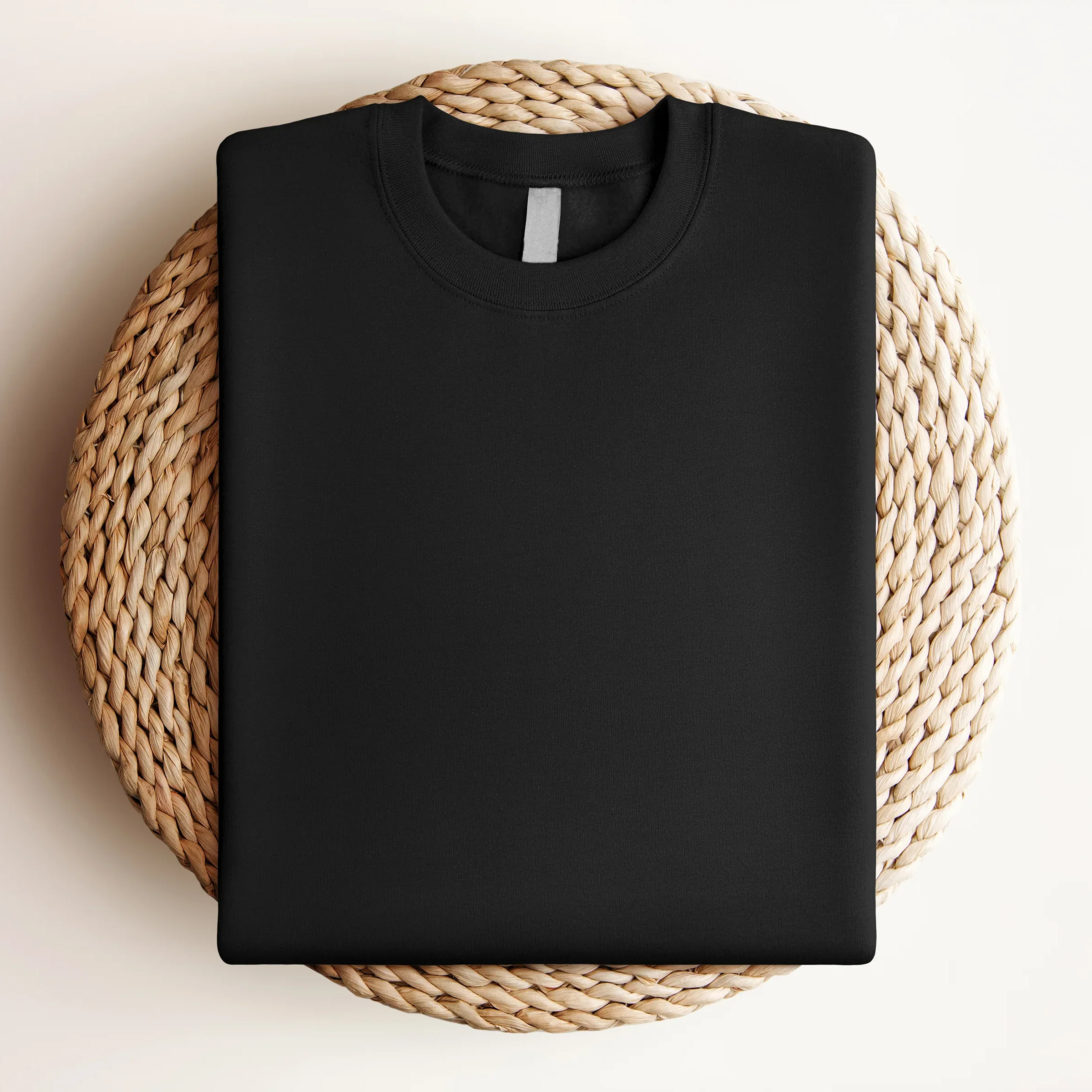 Custom T-shirt with a clear front print; casual and comfortable.