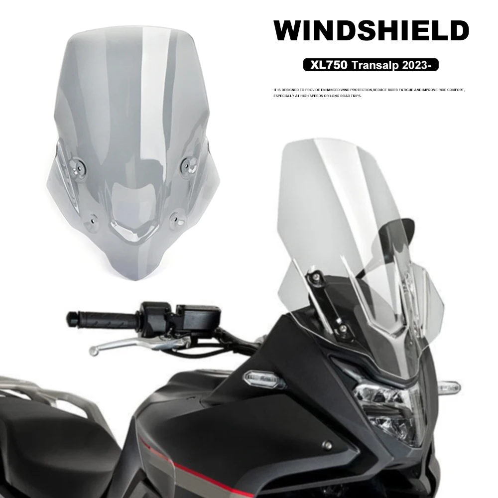 new For Honda XL750 TRANSALP XL 750 Transalp 2023 2024 New Motorcycle 3 Color Windshield Wind Deflector Windscreen Fairing