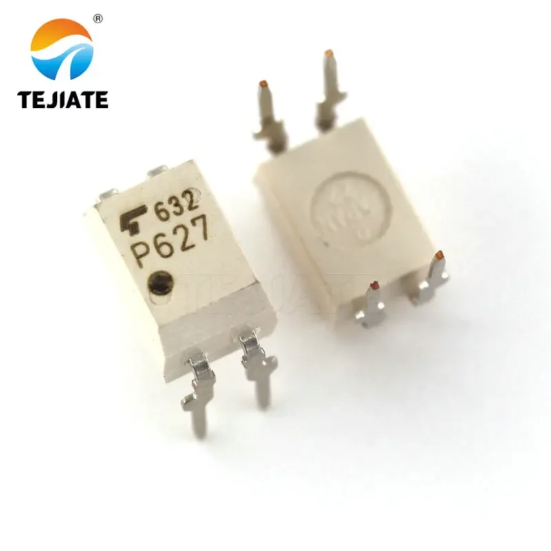 3PCS TEJIATE Optocoupler TLP627 P627 SOP-4 SMD Transistor Photoelectric Output Optical Isolator Imprint 632