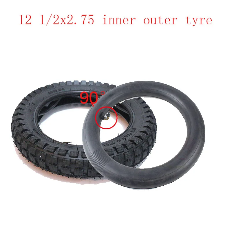 دراجة ترابية صغيرة هوائية ، أنبوب داخلي لـ MX350 ، سكوتر MX400 ، دراجة نارية 49cc ، إطار x 1.2 ، 12 1/2x2.75