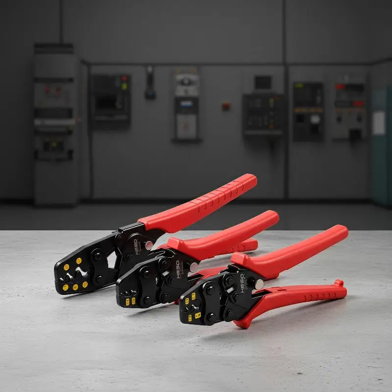 Household Ratchet Crimping Plier Multi Functional Non Insulated Terminal Crimper for Daily Home Wiring Fix DIY Projects