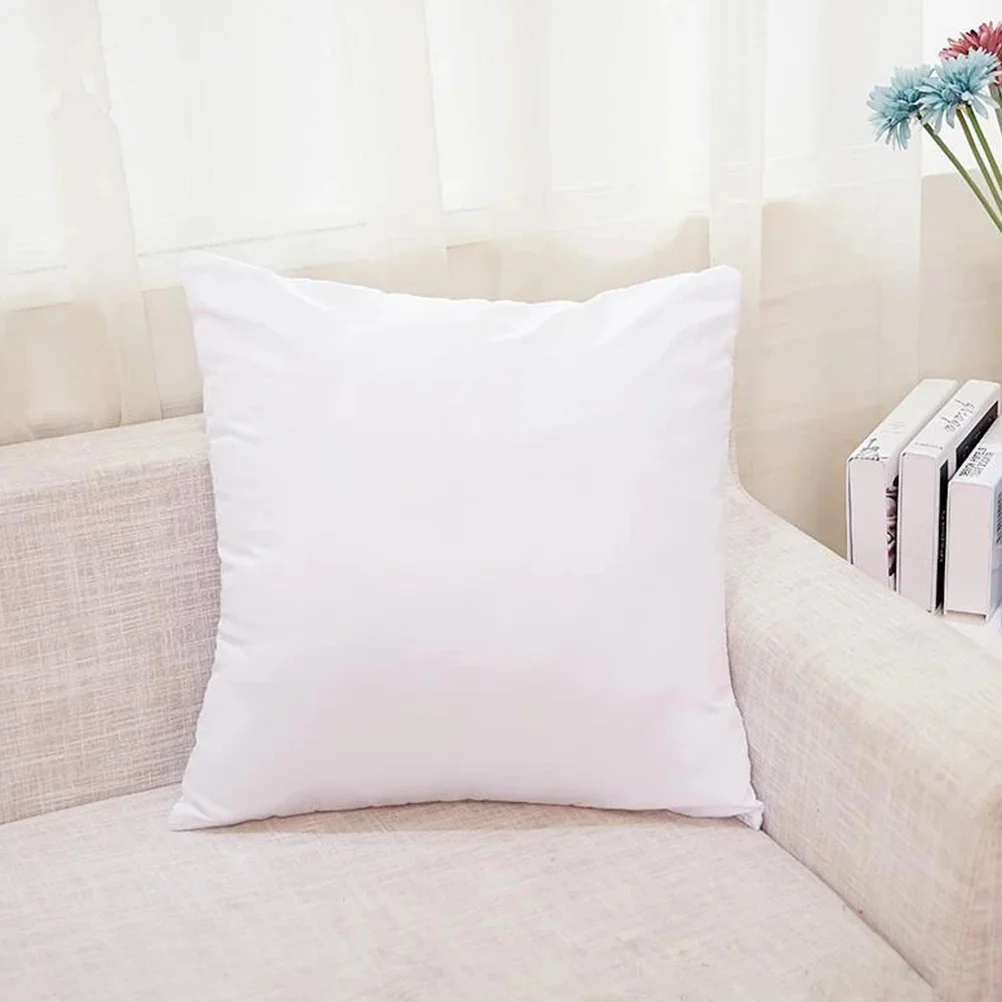 

4 Pcs White Cushion Cover Sublimation Pillow Case Blanks Covers Cases Kissenbezug Pillowcase