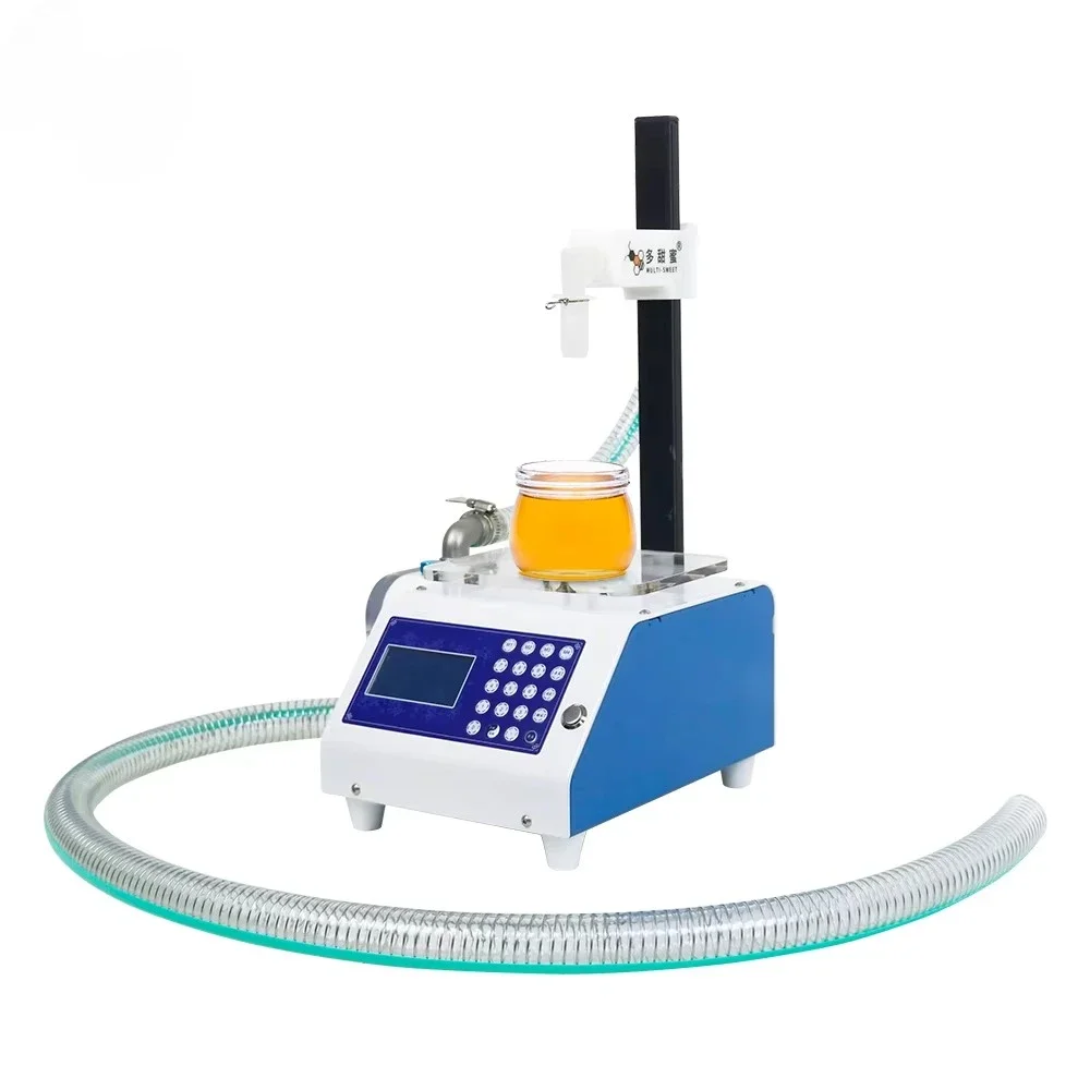 Flow Weighing Type Fully Automatic Dispensing Filling Machine 50-5000g Honey Sesame Sauce Oil Filling Machine