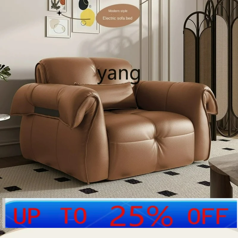 

LTT Electric Fabric Living Room Simple Multi-Functional Foldable Double Seat and Bedroom Dual-Use