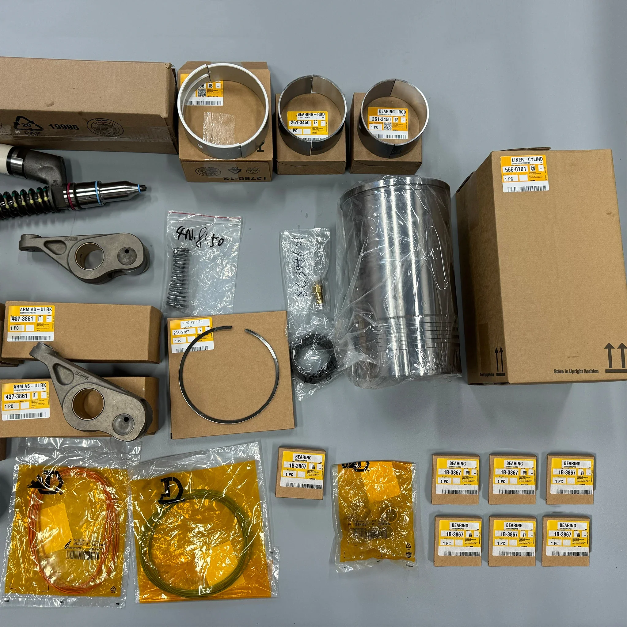 Engine Overhaul Repair Kit Cylinder Head Gasket Liner Fit 3304 3406 3056 3306 3126 Construction Machinery  Engine