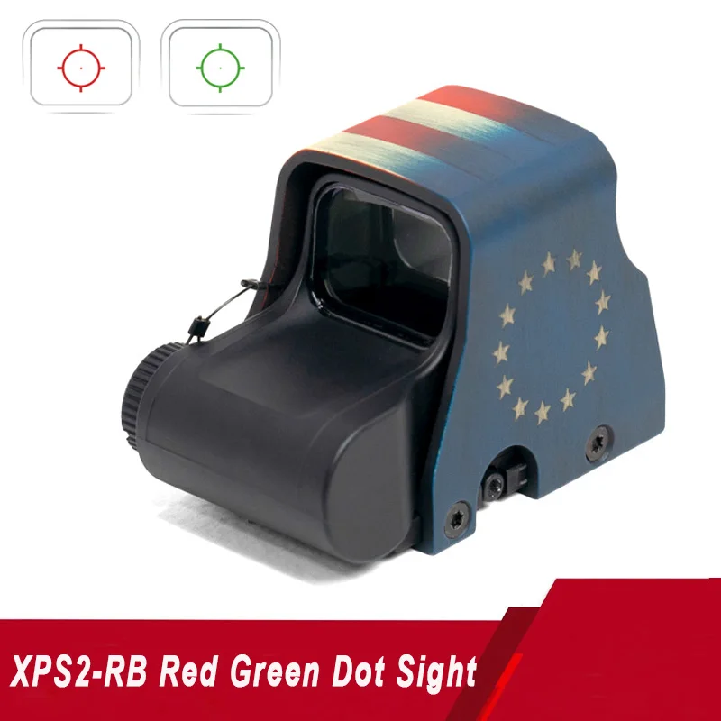 

XPS2-RB Голографический прицел с красной зеленой точкой 3 MOA Reticle Betsy Ross, ограниченный выпуск 558, охотничий прицел, подходит для рейки 20 мм