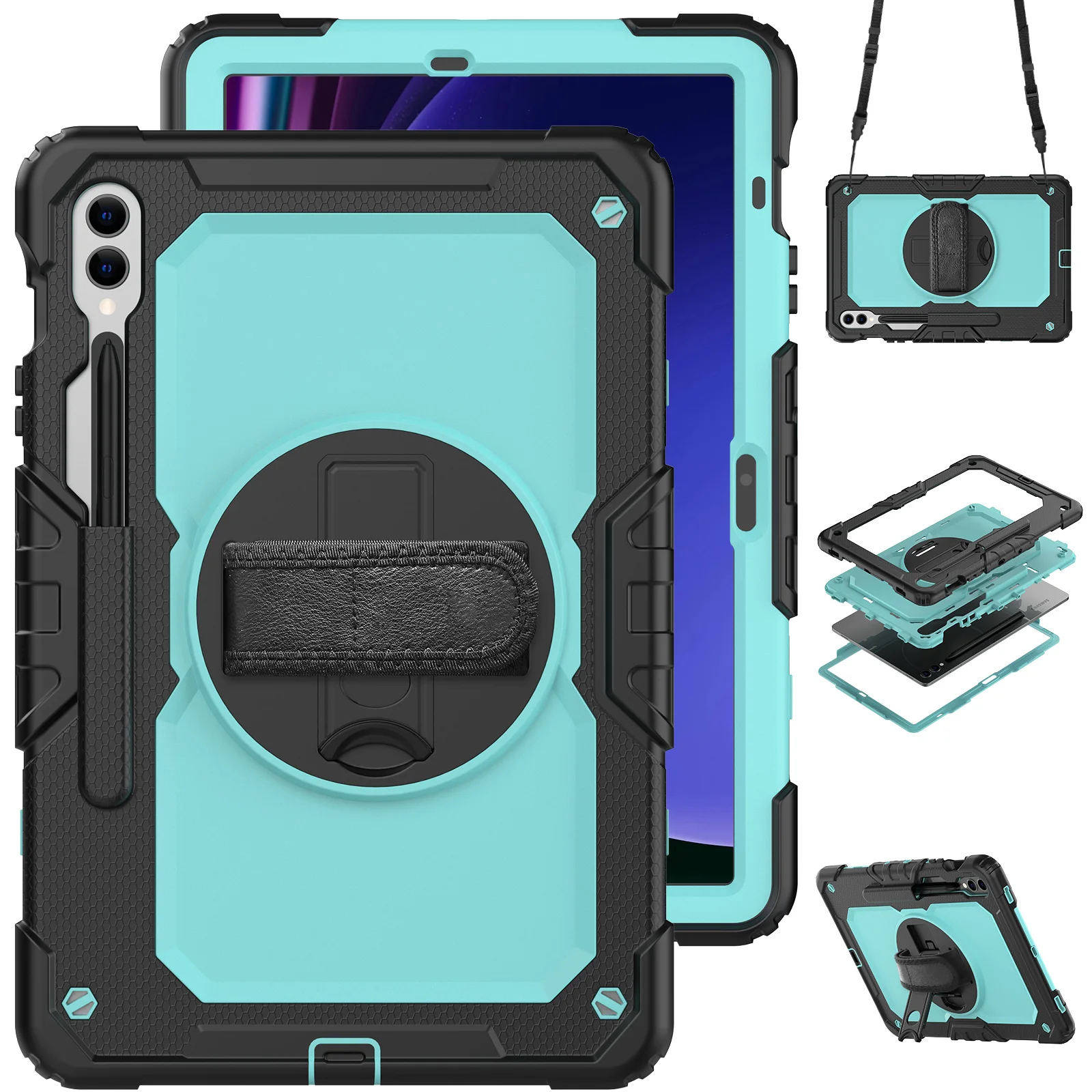 With Screen Protector Hybrid Case Universal For Galaxy S10 S9 FE Plus FE 12.4