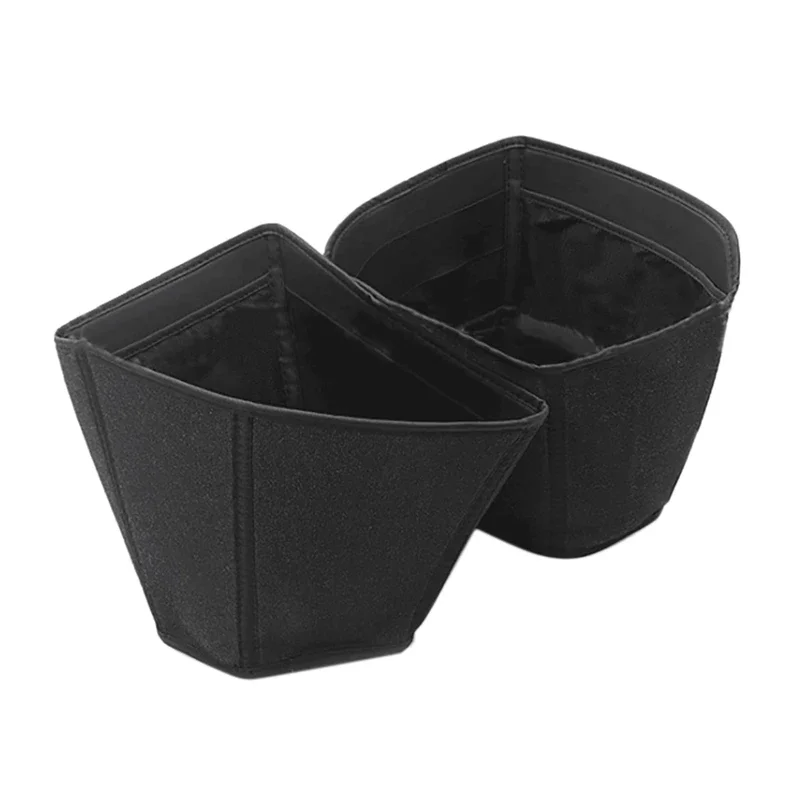 Bolsa de almacenamiento para maletero trasero para Tesla Model Y, caja organizadora práctica de cuero PU, 2 piezas, accesorios de coche para Modely