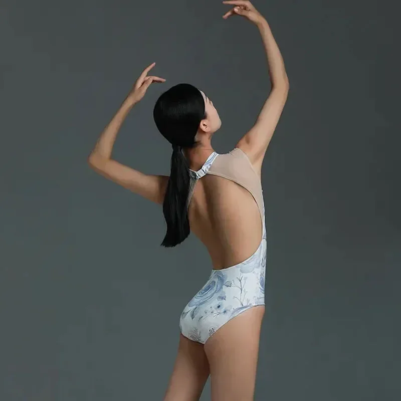 2024-new-sexy-ballet-leotard-for-adult-training-dance-wear-high-collar-printing-bodysuit-women-ballerina-swimwear