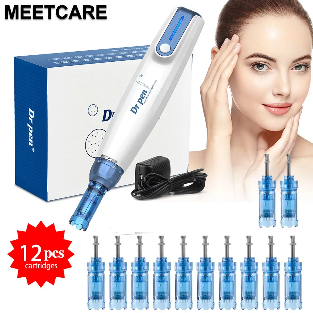 dr-pen-ultima-a9-avec-12-cartouches-stylo-de-micro-aiguilletage-sans-fil-stylo-derma-machine-de-soin-de-la-peau-longueur-des-aiguilles-02-mm