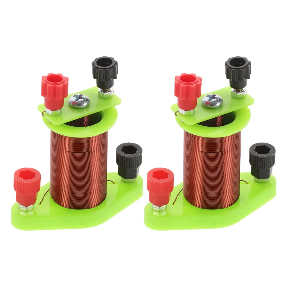 

2pcs Primary Secondary Coils Electromagnetic Induction Physics Education Tool Experiment Teaching Aid Magnetic Coil Set Plastic
