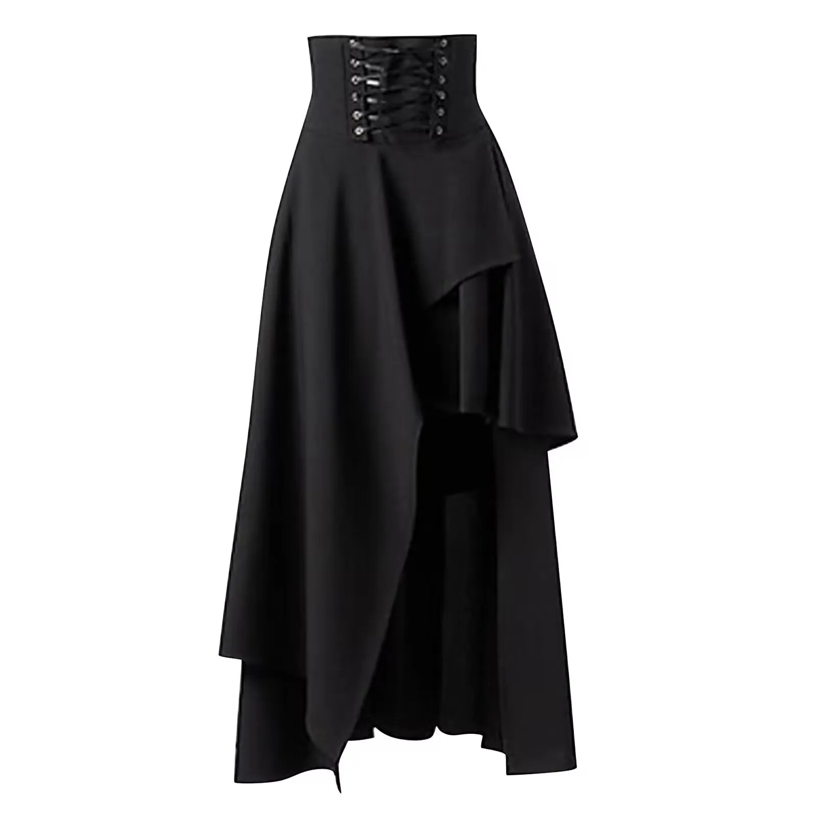 Cosplay Medieval Renaissance Gothic Steampunk Clothes Pirate Costumes Halloween Carnival Vintage Dress Up Hem Maxi Skirt