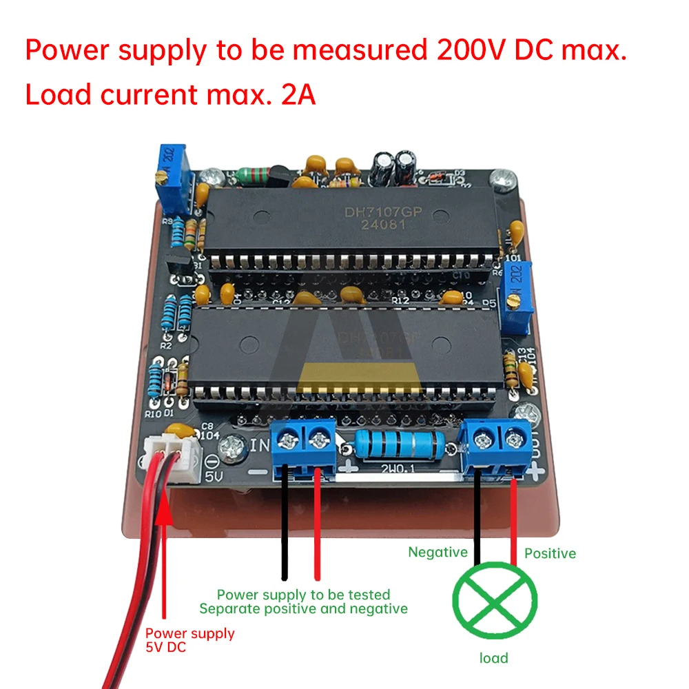 ICL7107 Digitális Egyenáram feszültség majd Amper Fogyasztásmérő DIY kits Egyenáram 0-200V 2A 7.9CM * 7.3CM DIY Digitális kijelző Ampermérő hegesztő kits