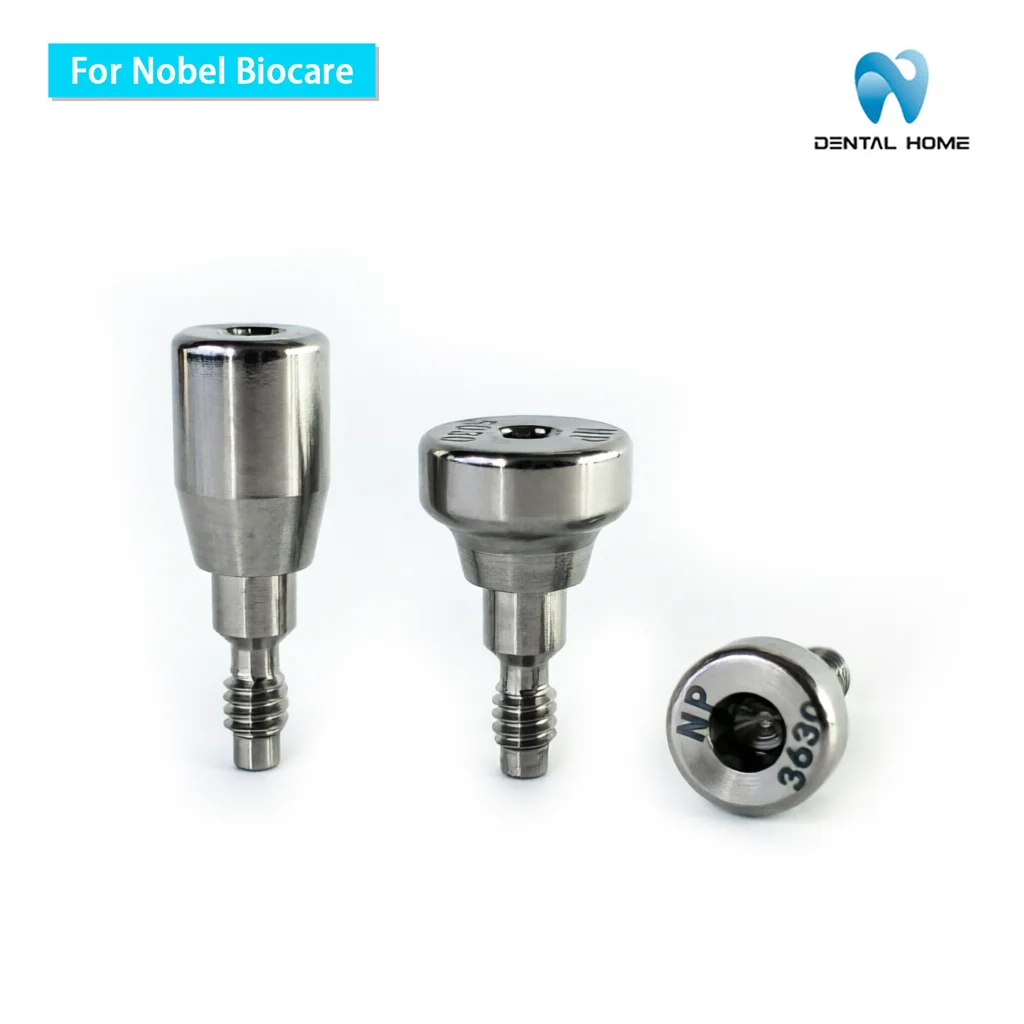 For Nobel Biocare Healing Abutment Dental Implant Surgical Grade Titanium Bone Level Connection Abutment
