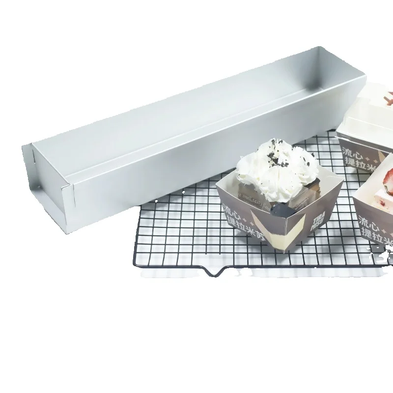 Factory aluminum alloy rectangular tiramisu cake mold