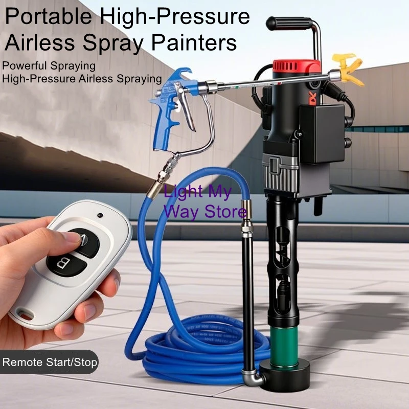 Multifunctional Putty Powder Sprayer; Portable Electric High-Pressure Cement Slurry, Latex Paint, and Paint Sprayer