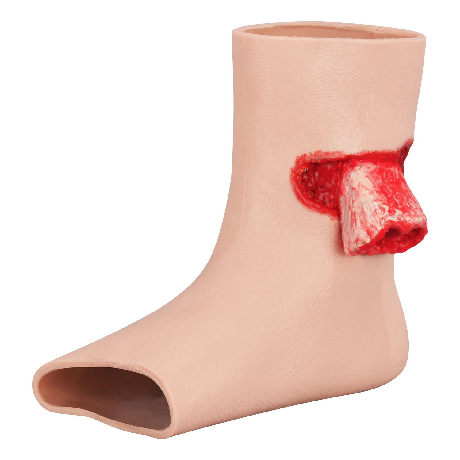 Fracture Woound Silicone Mini Sock Realistic Trauma Simulation Accessory for Medical Emergency Training