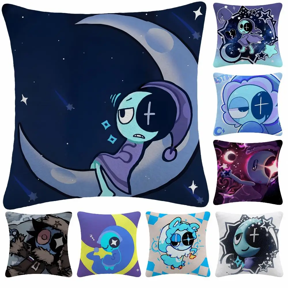 Game Dandy's World A-Astro Cushion Cover Soft Plush Decorative Sofa Bedroom Living Room Car Dorm Home Decor Gift
