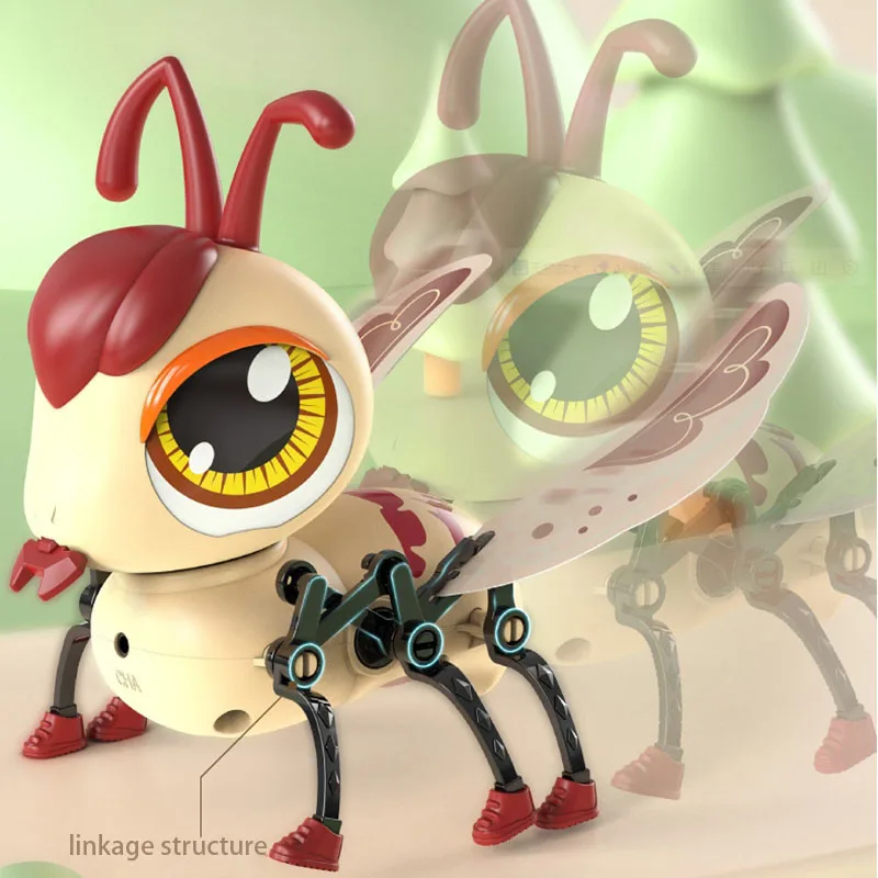 Jouet abeille télécommandé pour enfants, capteur tactile Intelligent, son électrique, lumière, musique, jouet électronique pour animaux de compagnie, insecte mignon, cadeau d'anniversaire