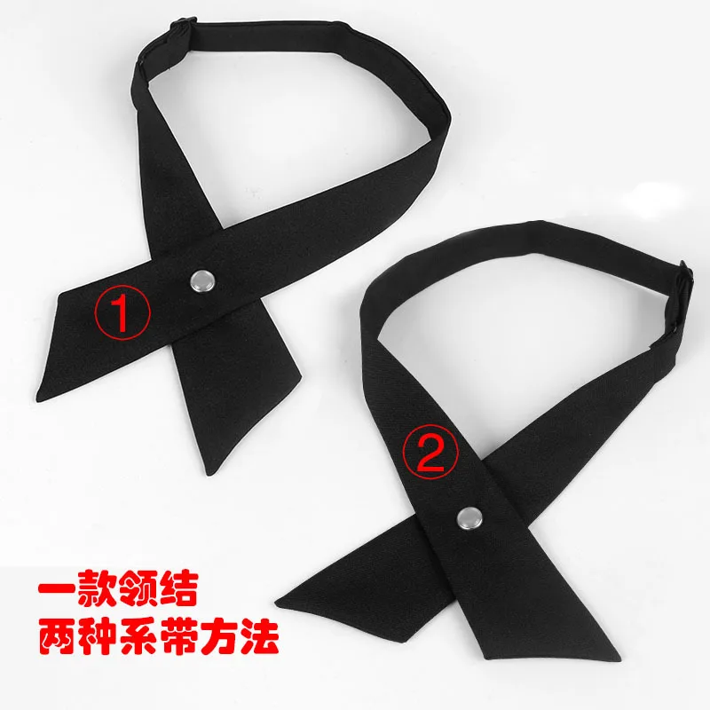 Cross Bow Ties for Men Women Solid Business Casual Cross Tie Formal Dress Men Wedding Metal Collar Cross Bowtie butterfly
