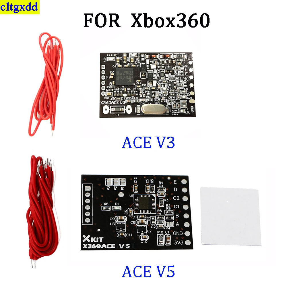 Cltgxdd 1 set suitable for Xbox360 ACE V3 ACE V5 game console PCB adapter repair parts, main pulse board, chip circuit board 