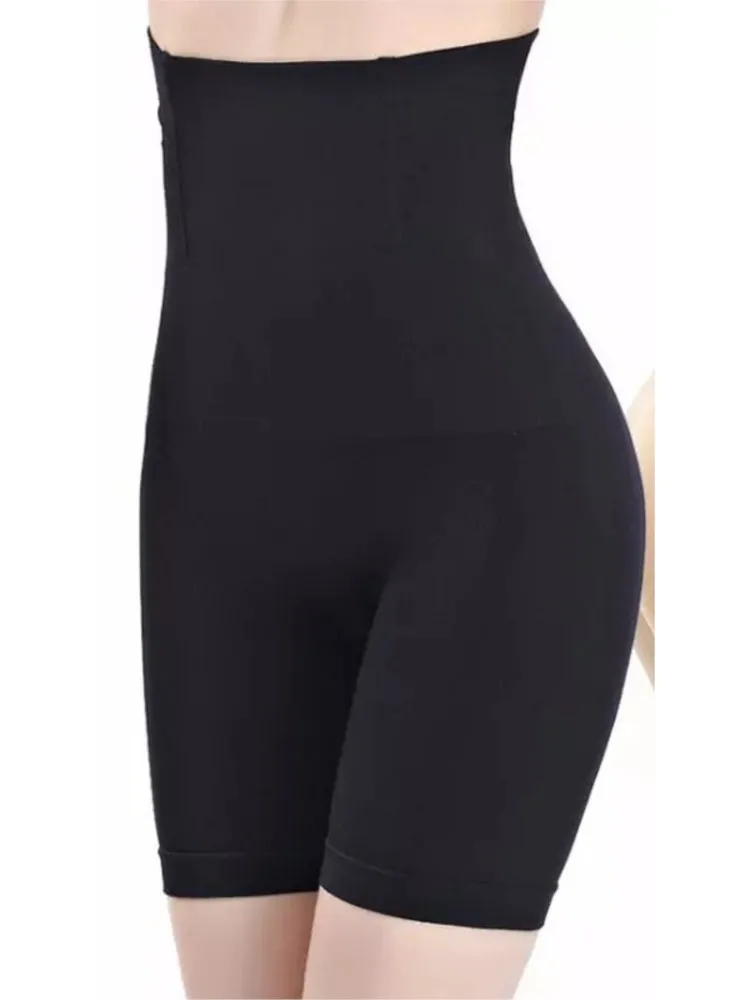 High Waisted Boxer Tummy Tuck Corset Butt Lifting Body Shaping Pants For Women Summer Solid Color Underwear shorts feminino