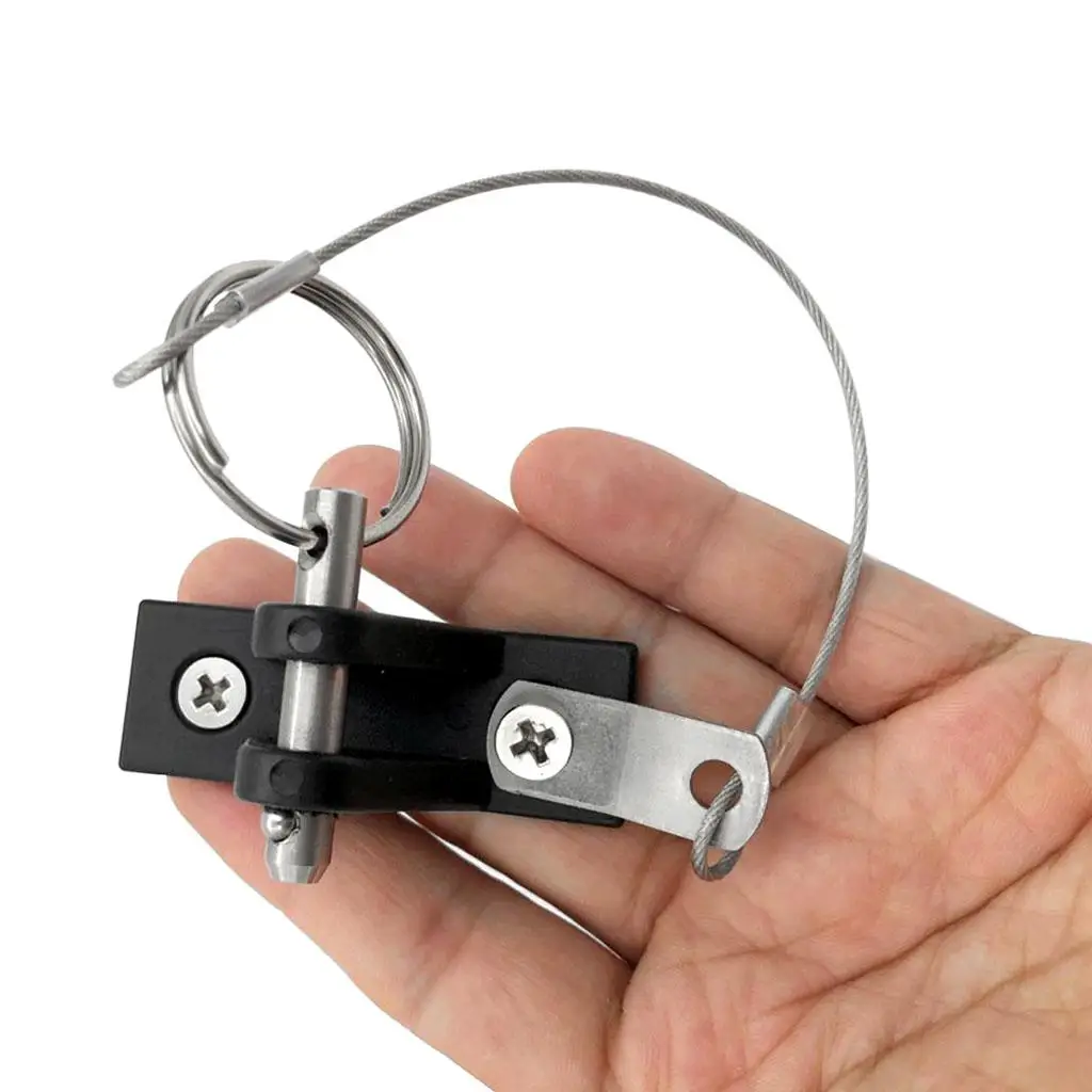 

Marine Nylon Deck Hinge Mount Hardware with Stainless Steel Screws for Rubber Boat Roll Bar Railing Bracket Kayak Dinghy