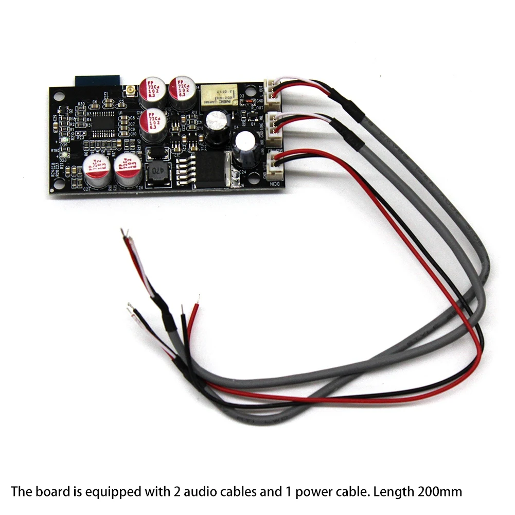 Bluetooth 5.0 Receiver HiFi Audio DAC Decoder Board AUX DIY Amplifier PCM5102A Decoding Chip for 12V 24V CAR