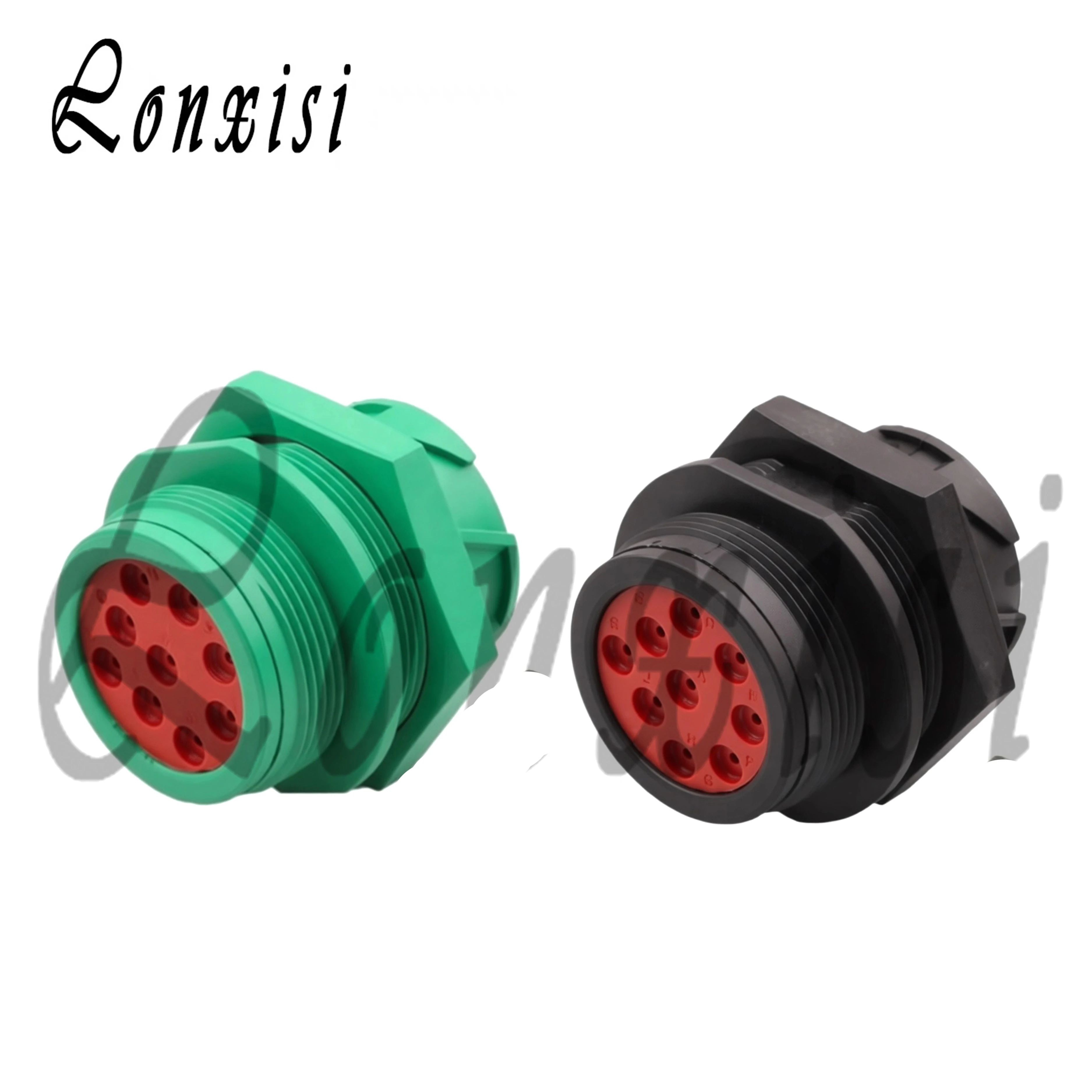 9 Pin HD10-9-1939P-BP0 HD10-9-1939P-B022 With Nut Waterproof Retardant Connector Male Plug