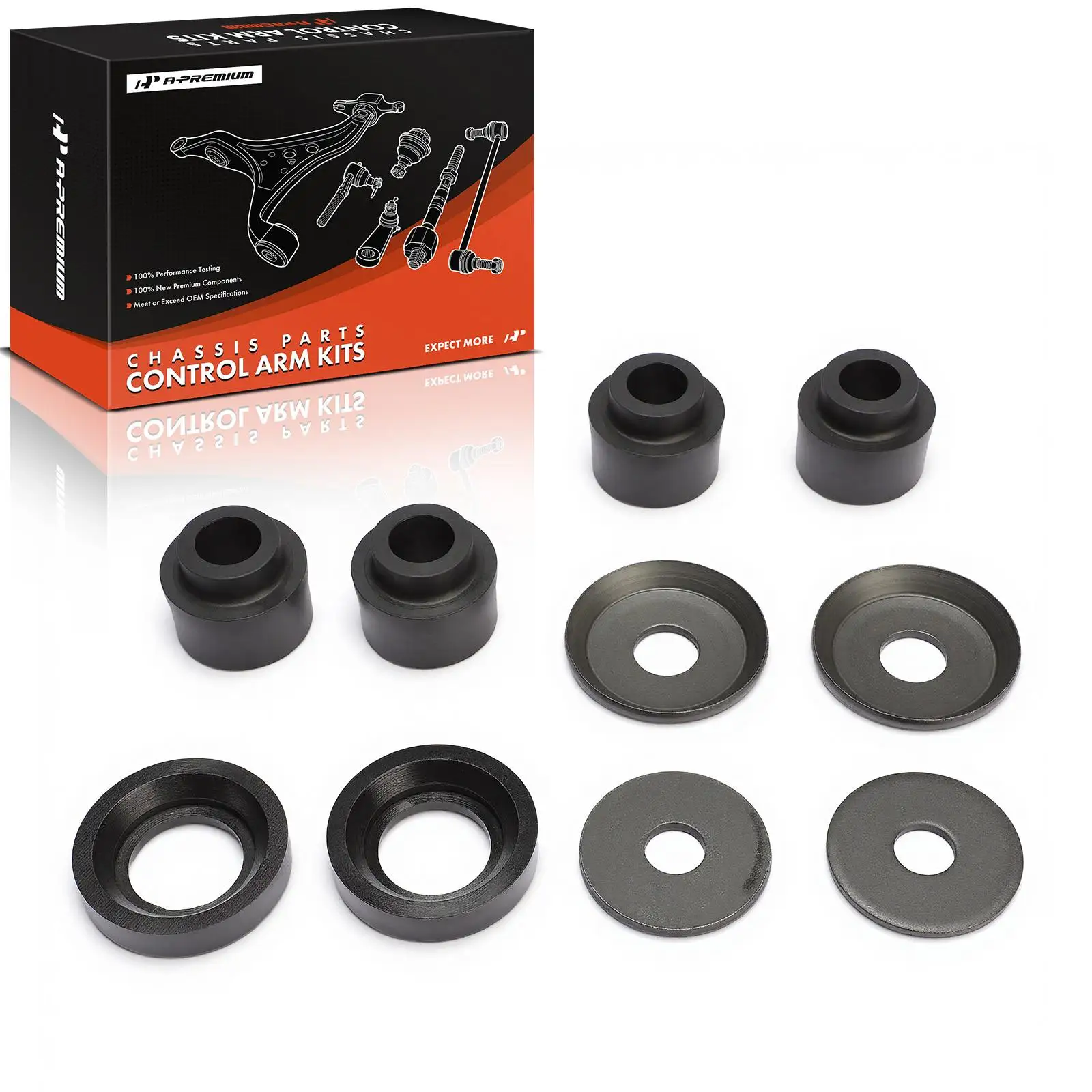 A-Premium 4x Front Left & Right Radius Arm Bushing Kit for Ford E-150 E-250 2003-2007 E-100 Econoline 1977-1983 E-150 Econoline