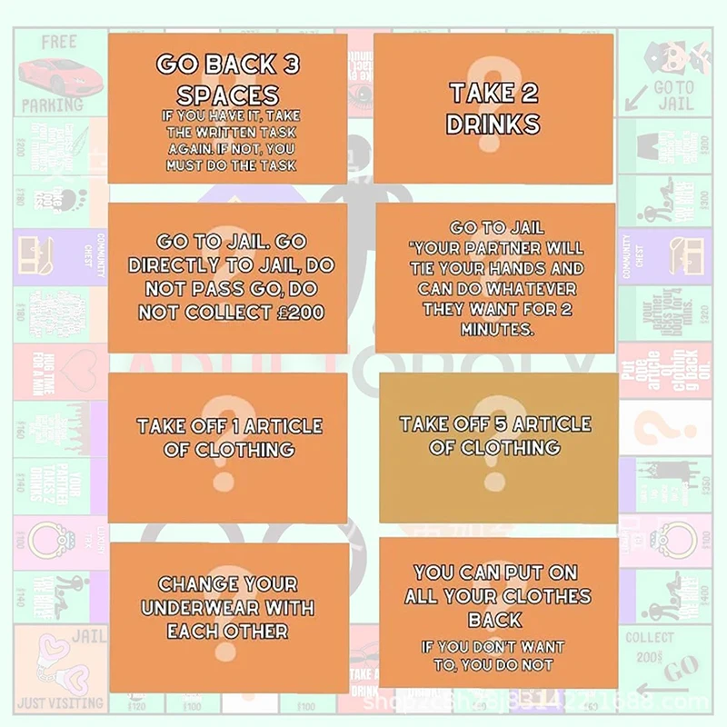 Adultopoly مجلس لعبة الأزواج Adultopoly تاريخ ليلة لعبة متعة العلاقة التفاعلية بطاقة لعبة بطاقات المحادثة للأزواج