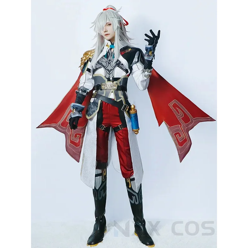 Game Honkai Star Rail Jing Yuan Cosplay Costume Role Play Comic Con Dress Hallowmas Party Wigs Animation Prop