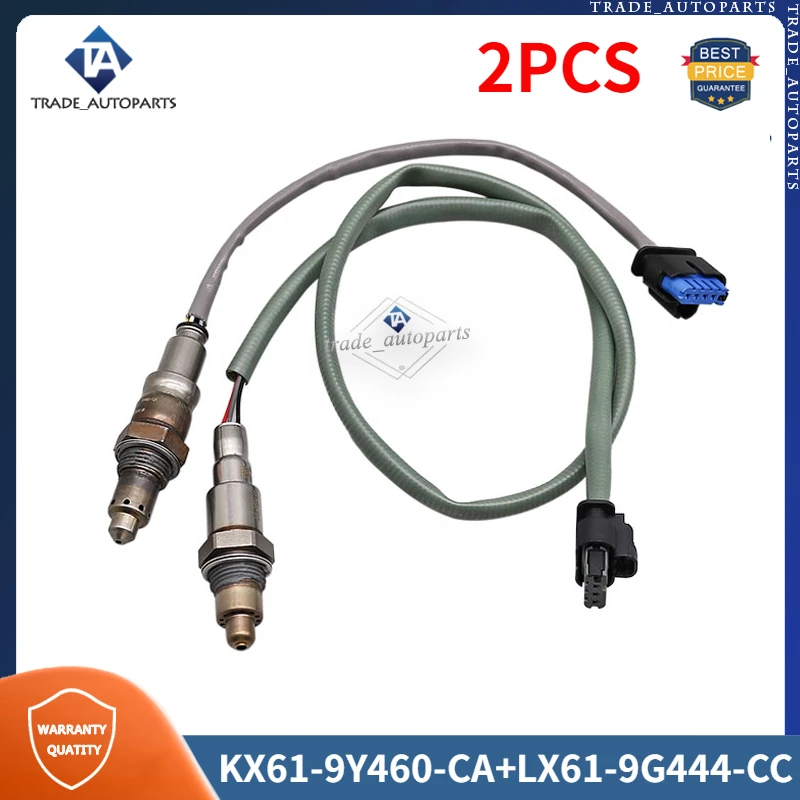 

2PCS Oxygen O2 Sensor KX61-9Y460-CA LX61-9G444-CC For 2020 2021 2022 2023 Ford Escape 2.0L KX619Y460CA LX619G444CC KX6Z9F472B