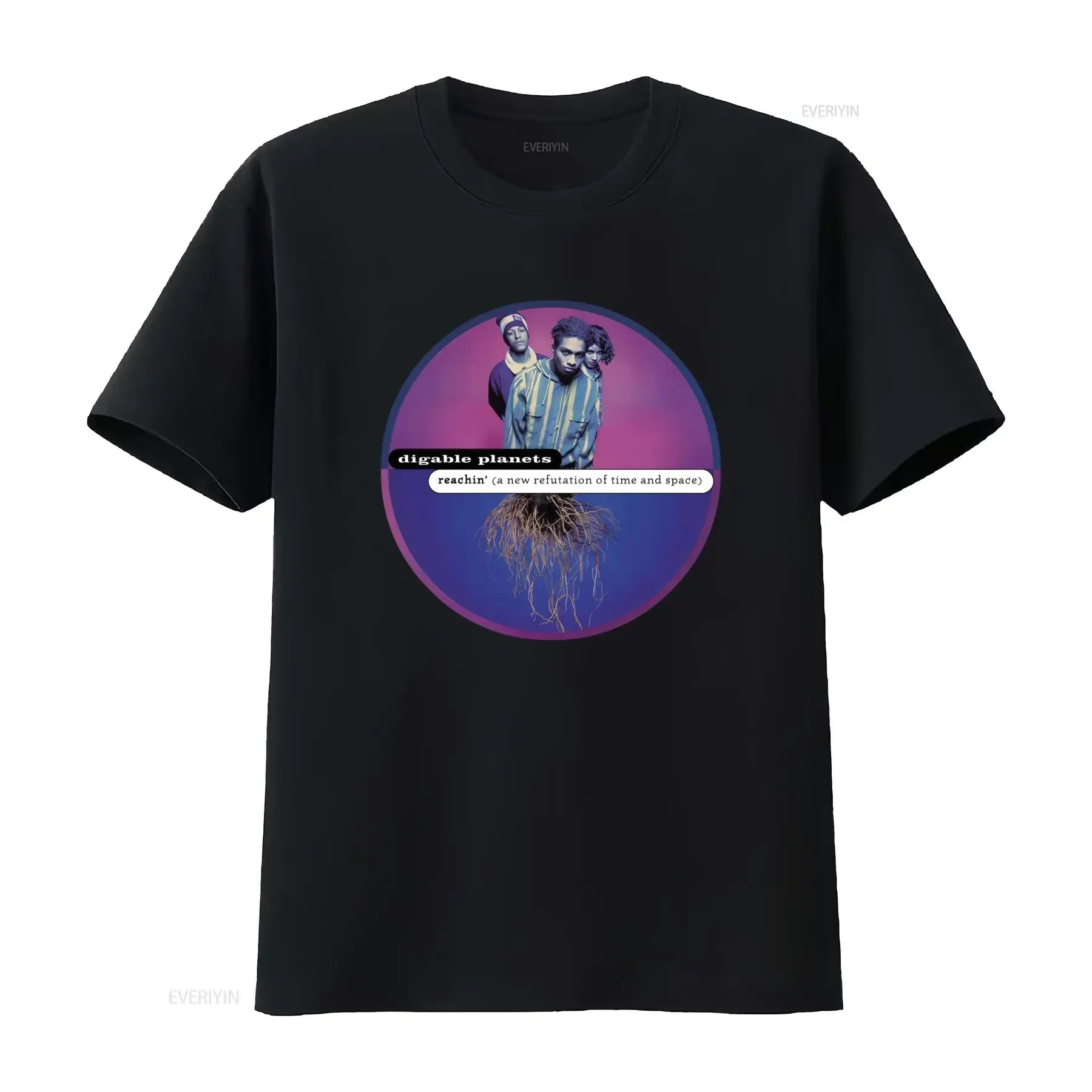 Camiseta Digable Planets Reachin' A New Refutation of Time and Space, diseño retro de Hip Hop, vintage, lavada, unisex