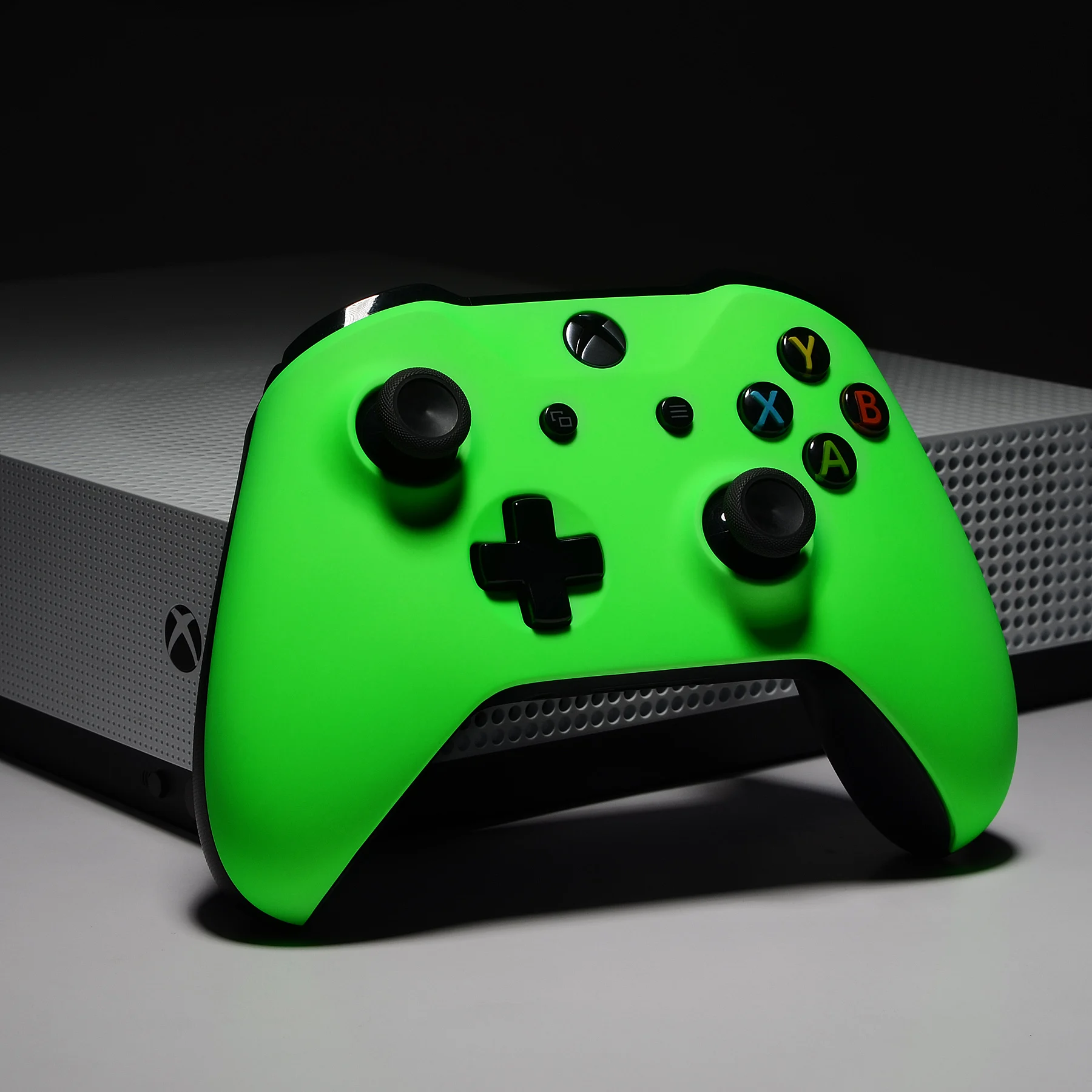 

eXtremeRate Custom Personalized Neon Green Replacement Top Shell for Xbox One X & One S Controller