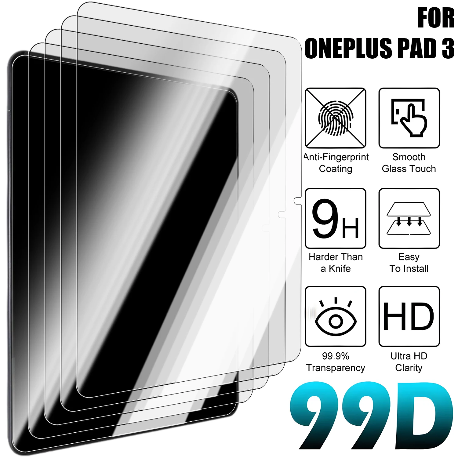 

Защитная пленка для экрана для OnePlus Pad 3 13,2 дюйма, 2025 закаленное стекло, защитные пленки, комплект автоматической установки для OnePlus Pad3